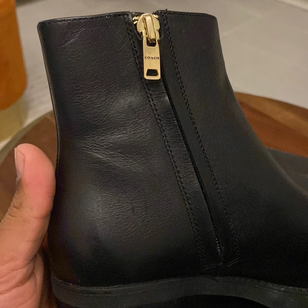 NEW‼️ COACH Women's Chrissy Leather Boot - Picture 6 of 11